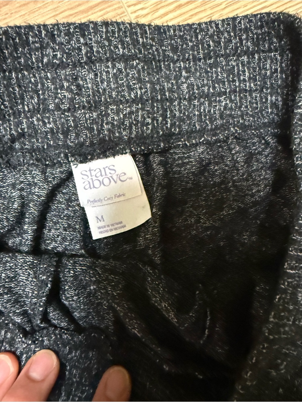 stars above Charcoal Marled Knit Joggers - Picture 3 of 3